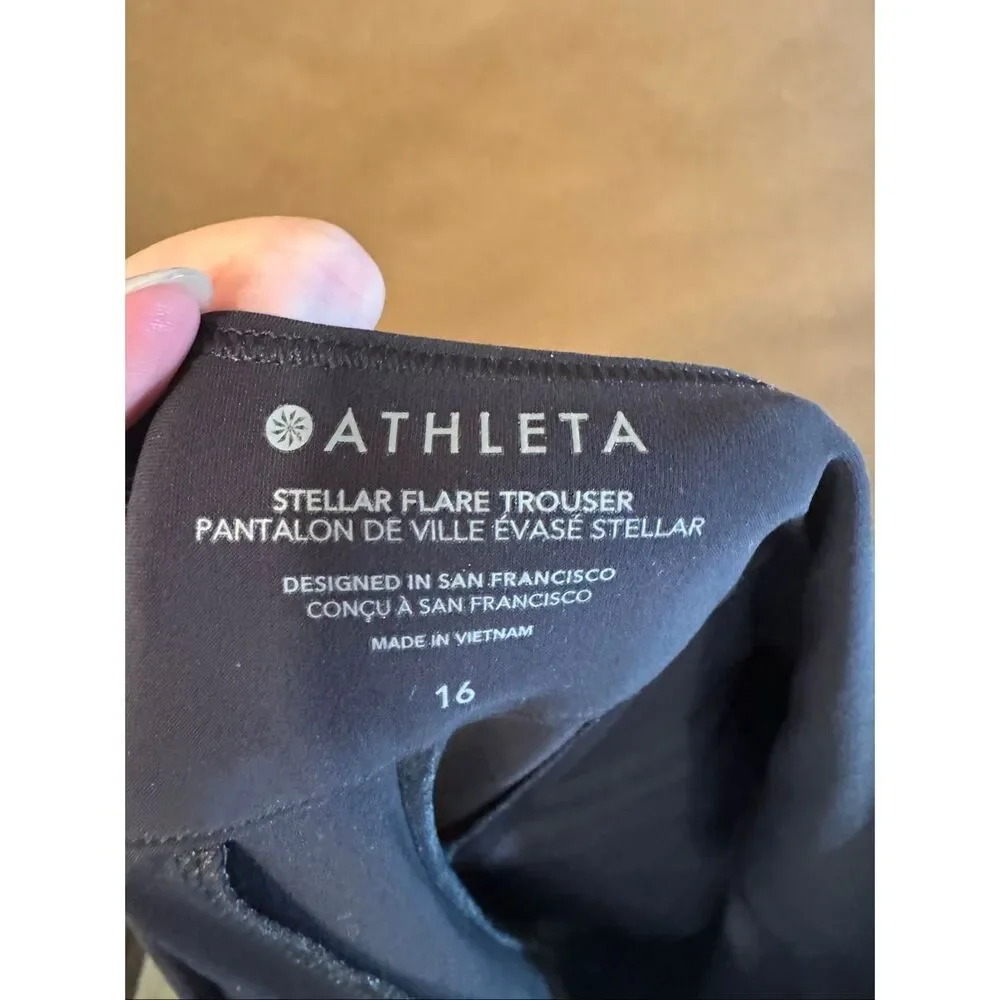 NWT Athleta Stellar Flare Trousers, Zip Ankle‎ MSRP:$148 - Picture 8 of 8